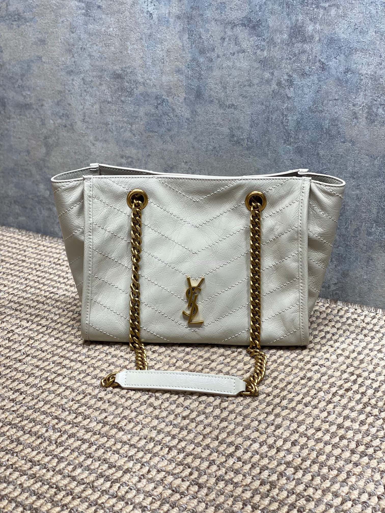 Ysl Tote Bag Cow Leather 10cm-l-s