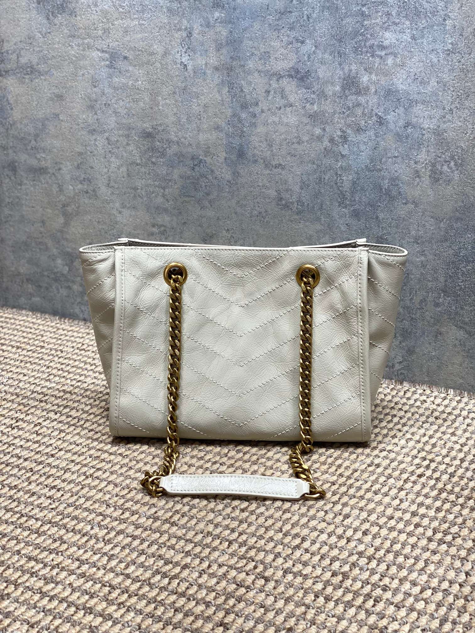 Ysl Tote Bag Cow Leather 10cm-l-s