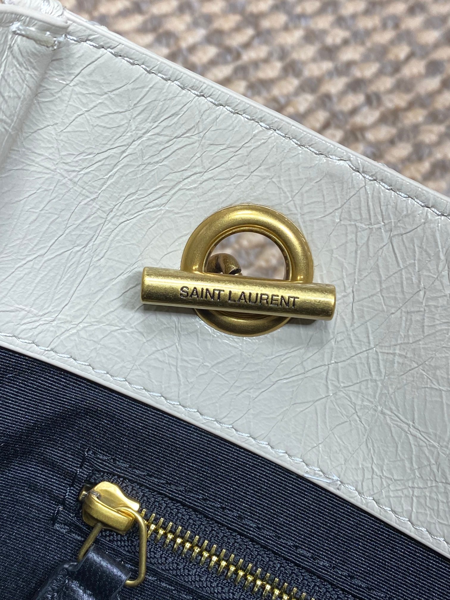 Ysl Tote Bag Cow Leather 10cm-l-s