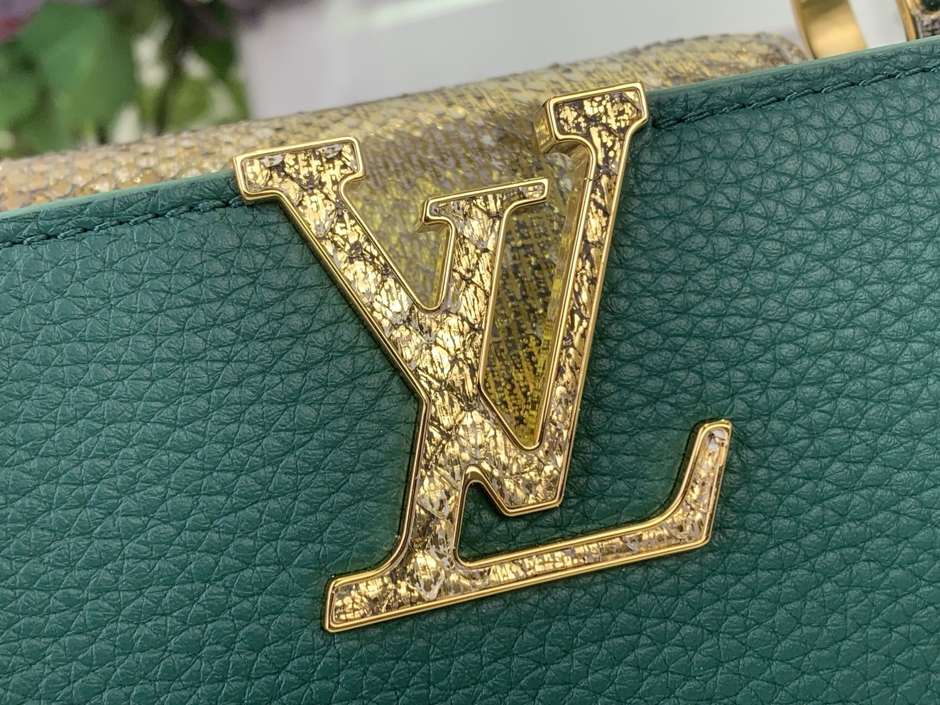 Louis Vuitton Basic Bag Green M-s