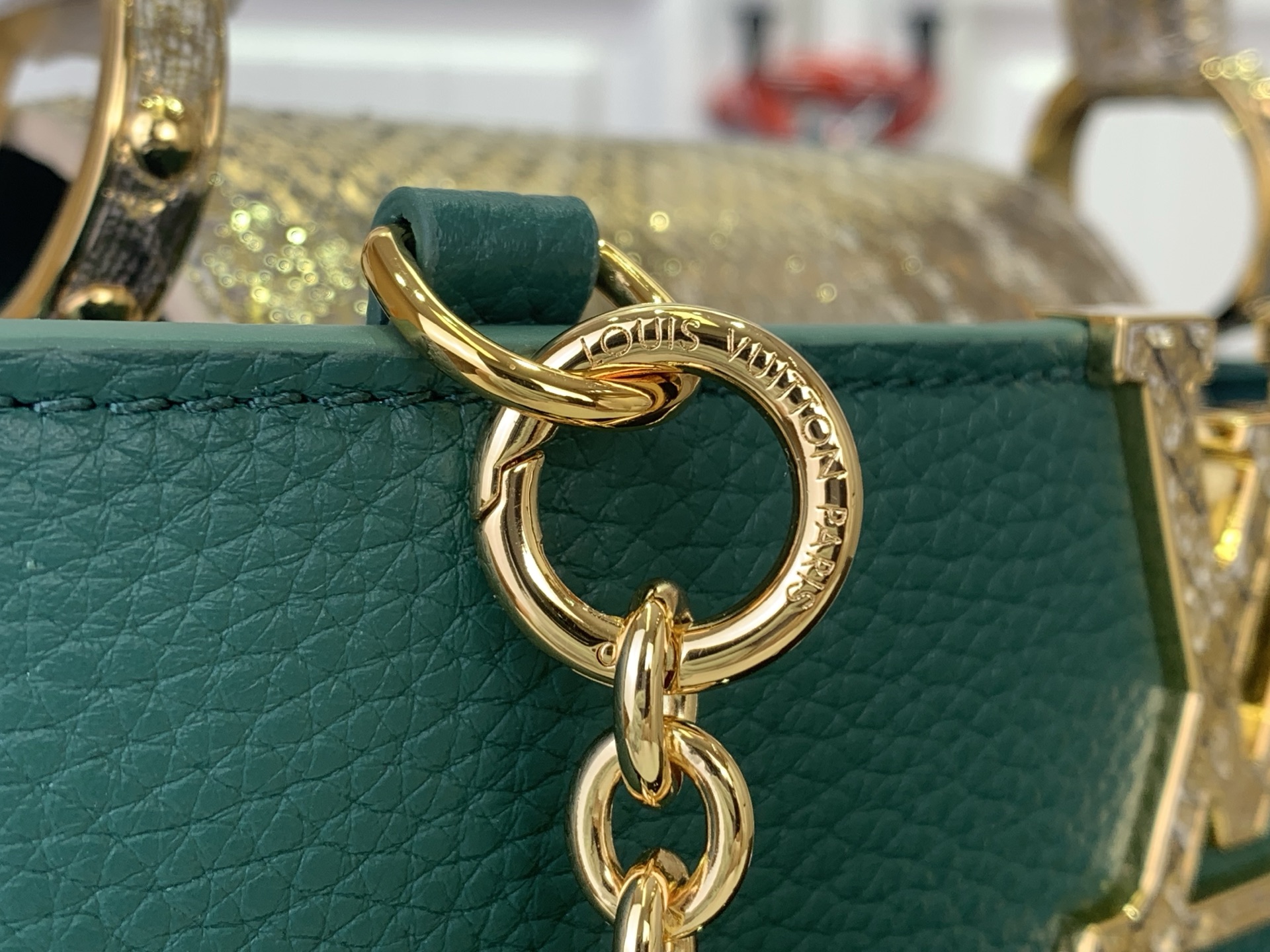 Louis Vuitton Basic Bag Green M-s