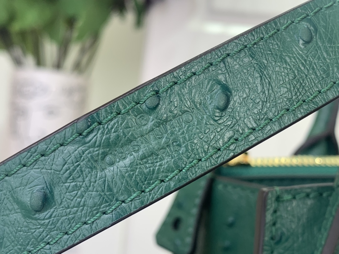 Louis Vuitton Basic Bag Cow Leather Green M-l-s