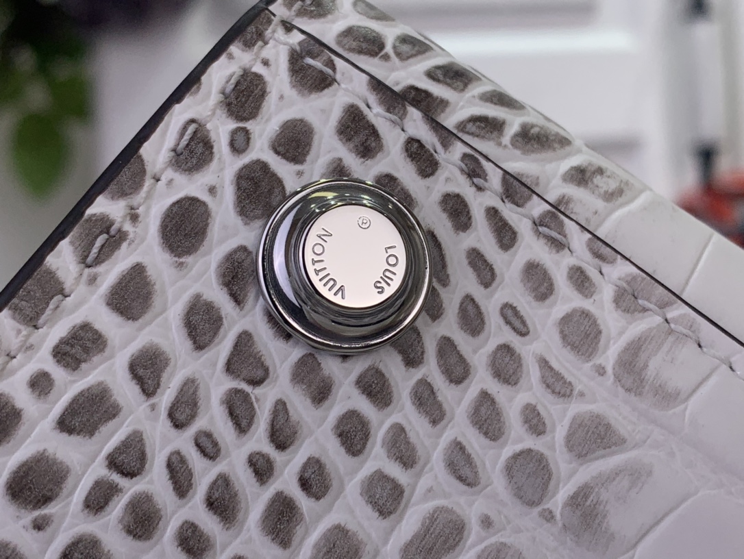 Louis Vuitton Basic Bag Cow Leather White M-l-s