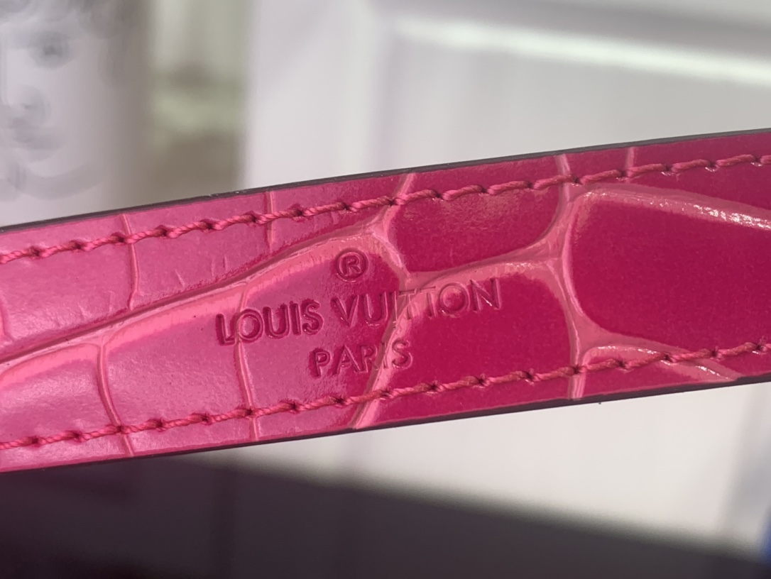 Louis Vuitton Basic Bag Cow Leather Red M-l-s