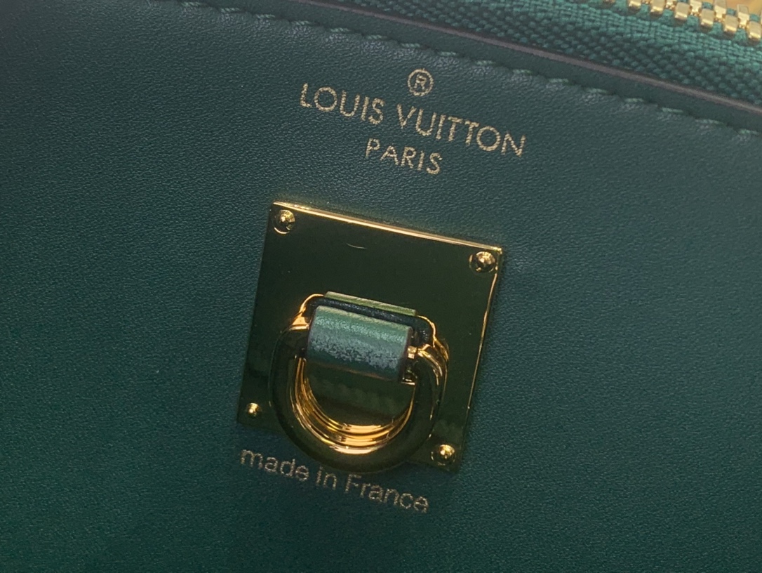 Louis Vuitton Basic Bag Cow Leather Green M-l-s