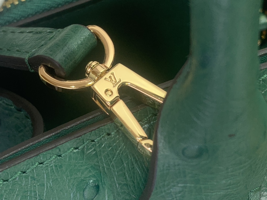 Louis Vuitton Basic Bag Cow Leather Green M-l-s