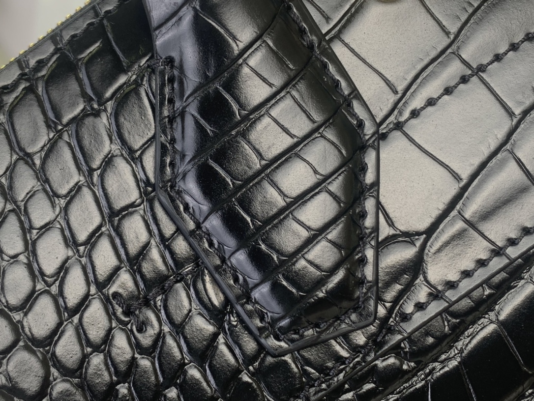 Louis Vuitton Basic Bag Cow Leather Black M-l-s