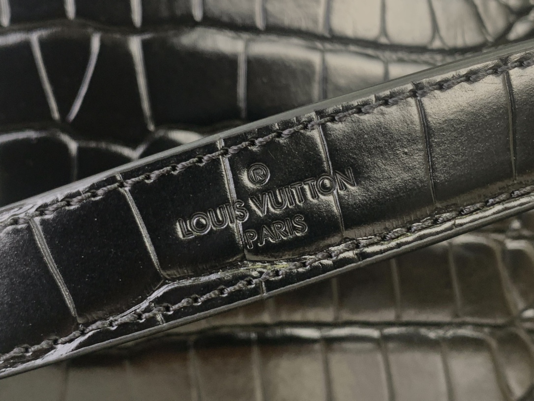 Louis Vuitton Basic Bag Cow Leather Black M-l-s