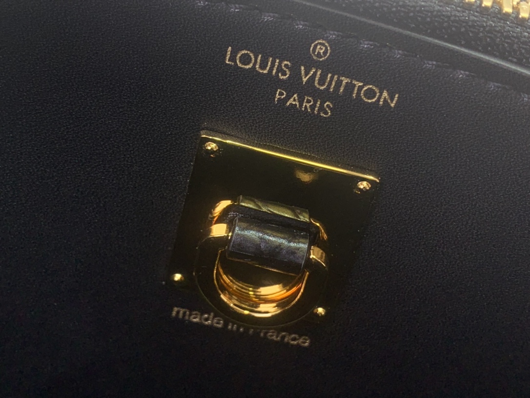 Louis Vuitton Basic Bag Cow Leather Black M-l-s