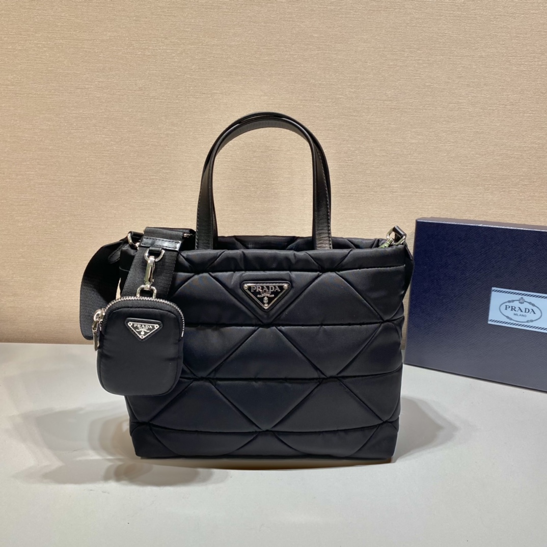 Prada Tote Bag Nylon M-13cm-s