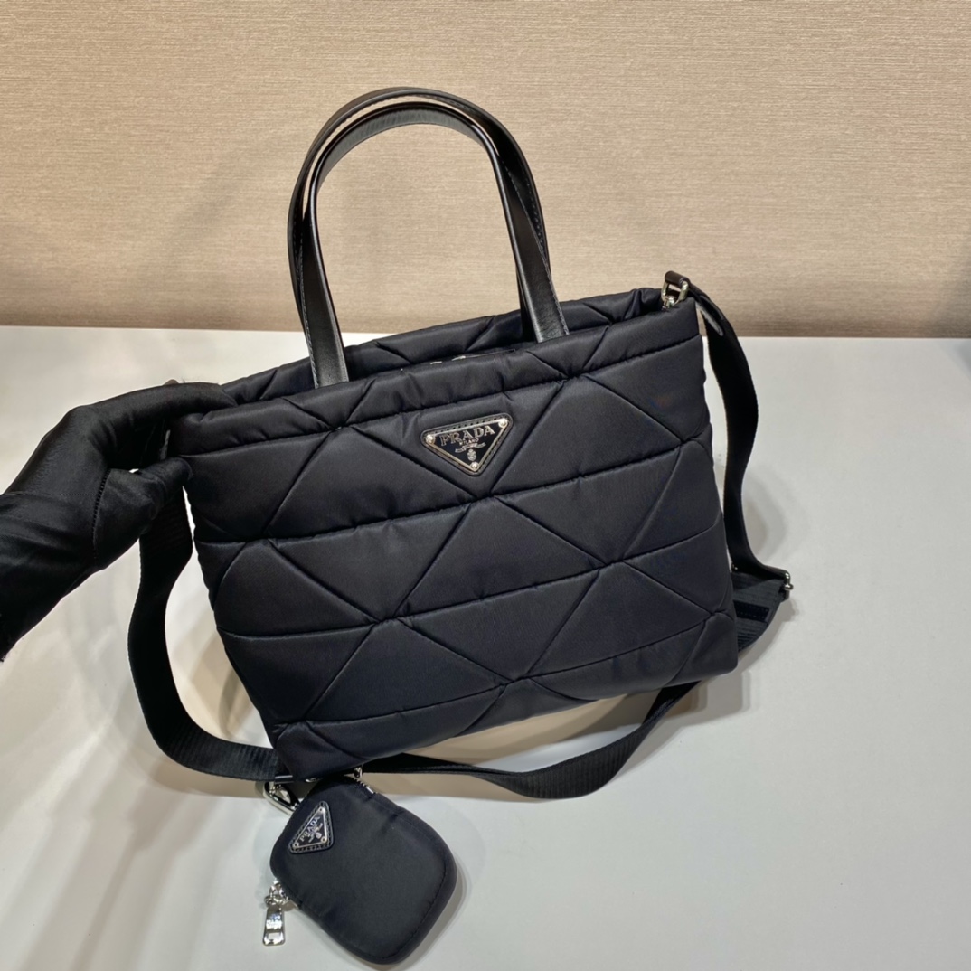Prada Tote Bag Nylon M-13cm-s