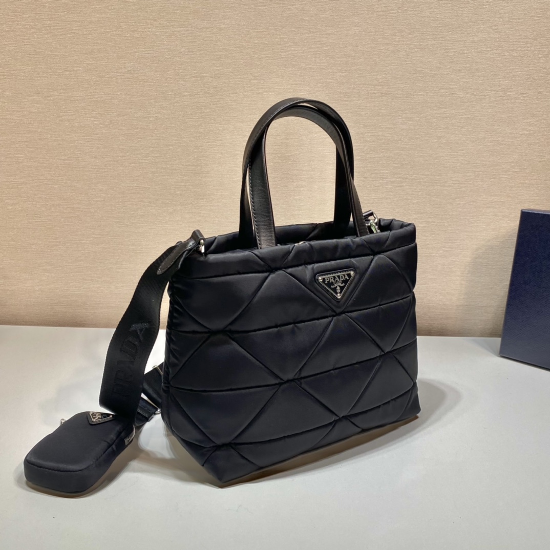 Prada Tote Bag Nylon M-13cm-s