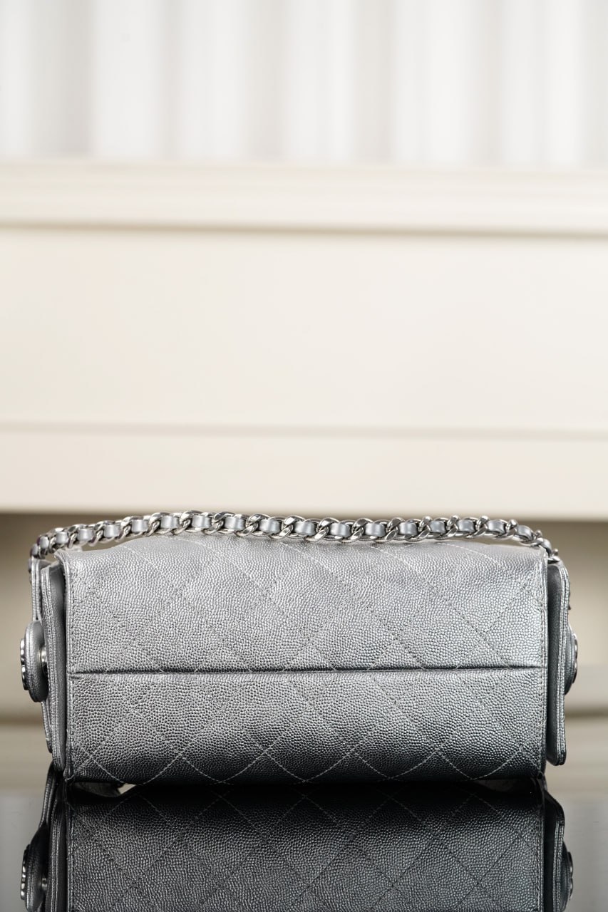 Basic Bag Silver Large Capacity