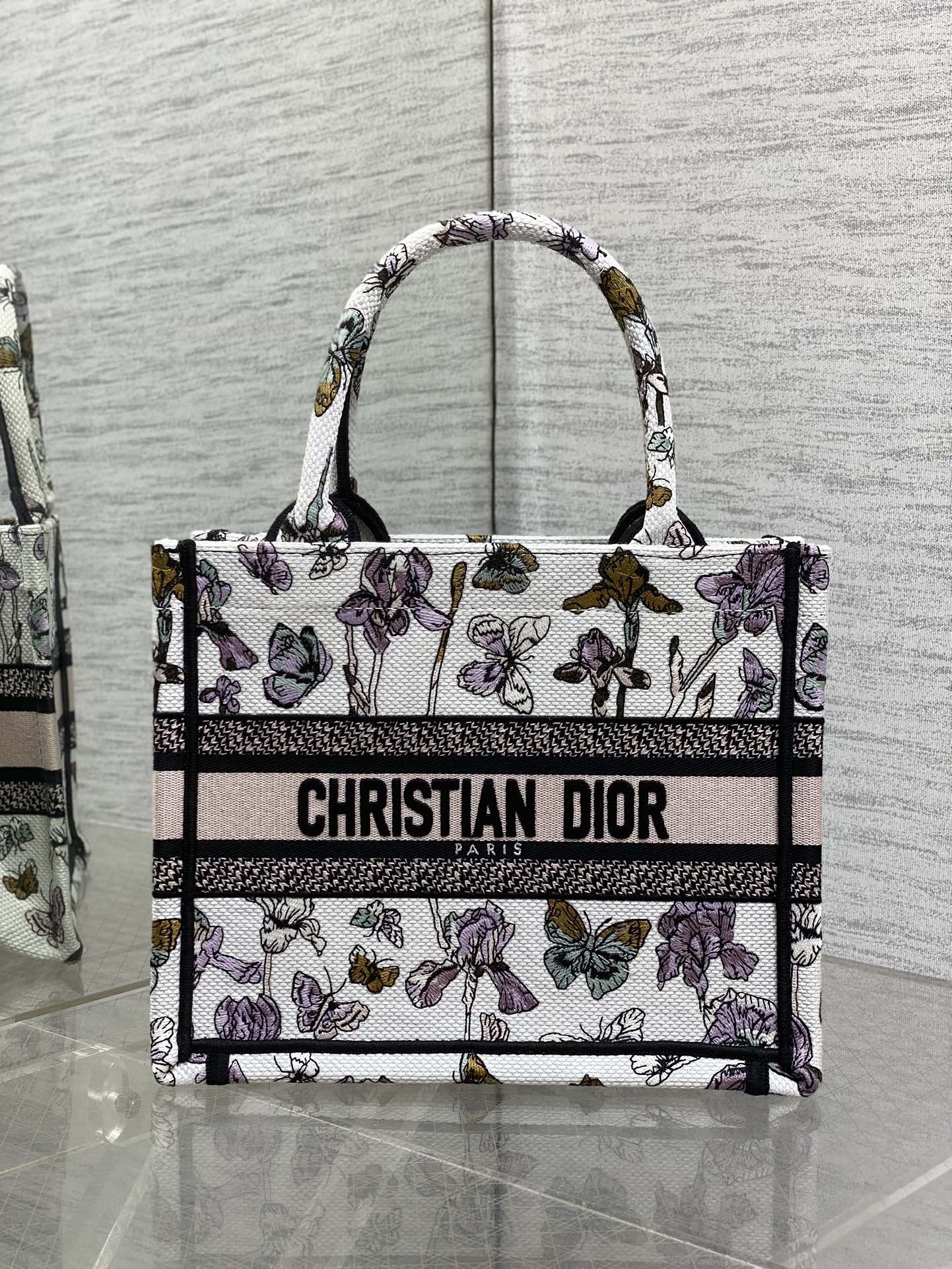 Dior Tote Bag Canvas S-22cm
