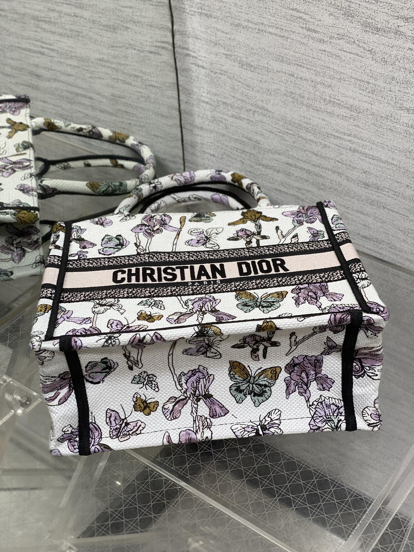 Dior Tote Bag Canvas S-22cm