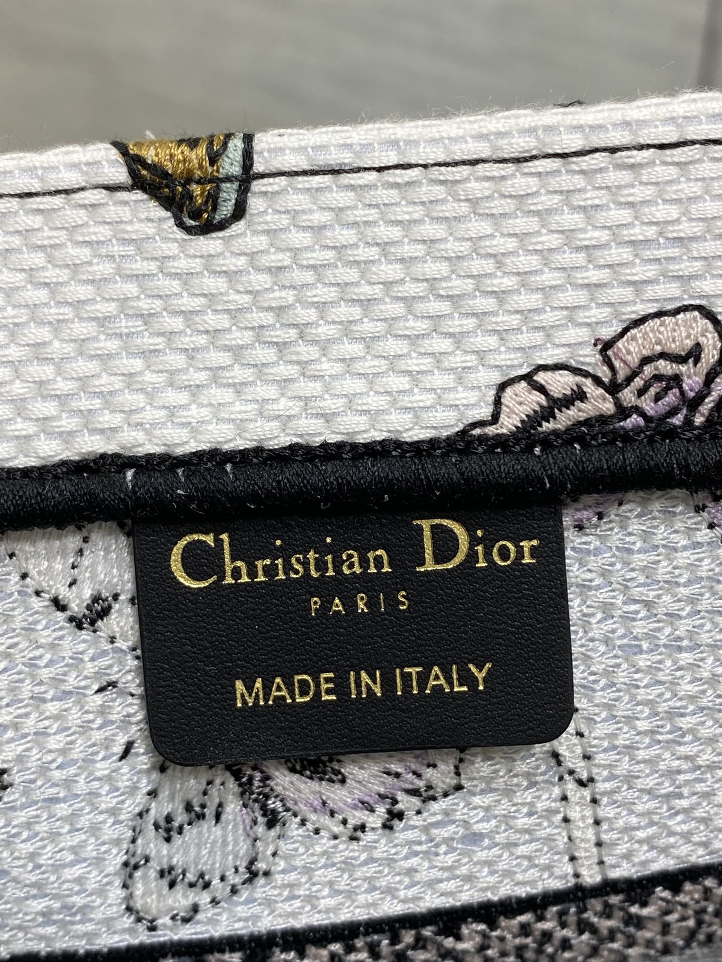 Dior Tote Bag Canvas S-22cm