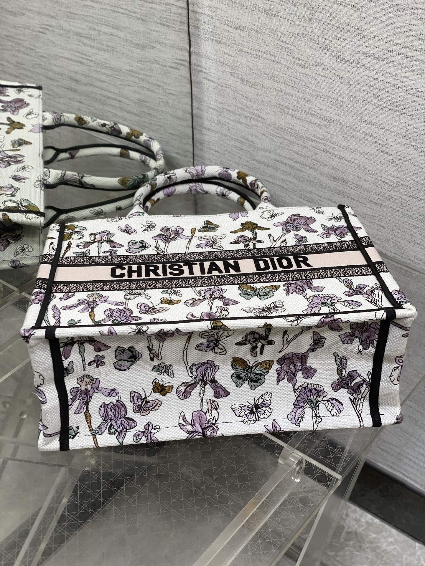 Dior Tote Bag Canvas M-s