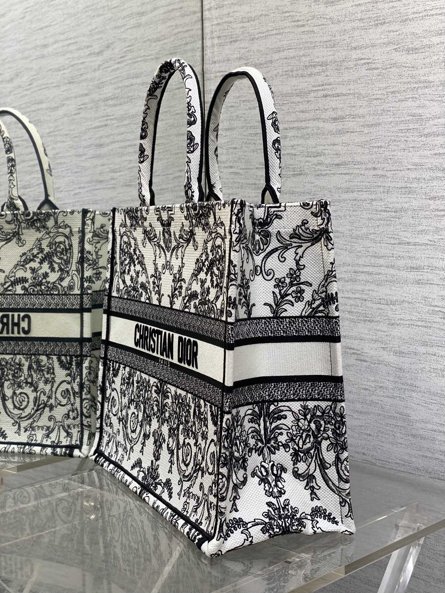 Dior Tote Bag Canvas 18cm-s