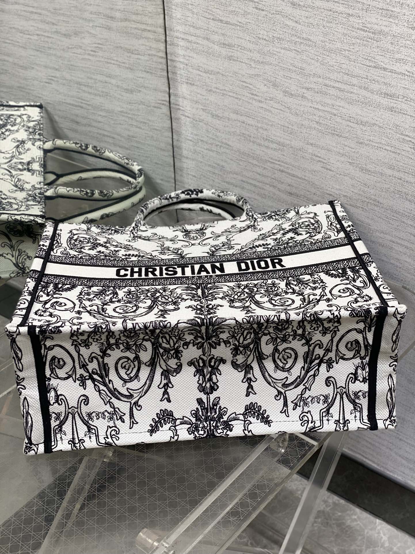 Dior Tote Bag Canvas 18cm-s