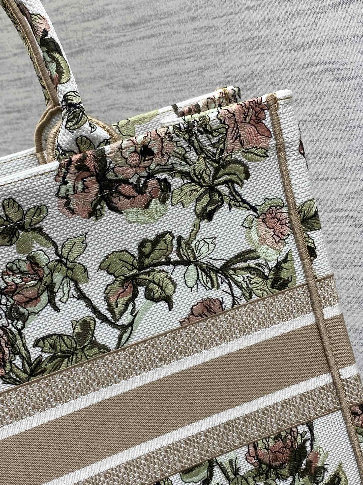 Dior Tote Bag Canvas Pink 18cm-s