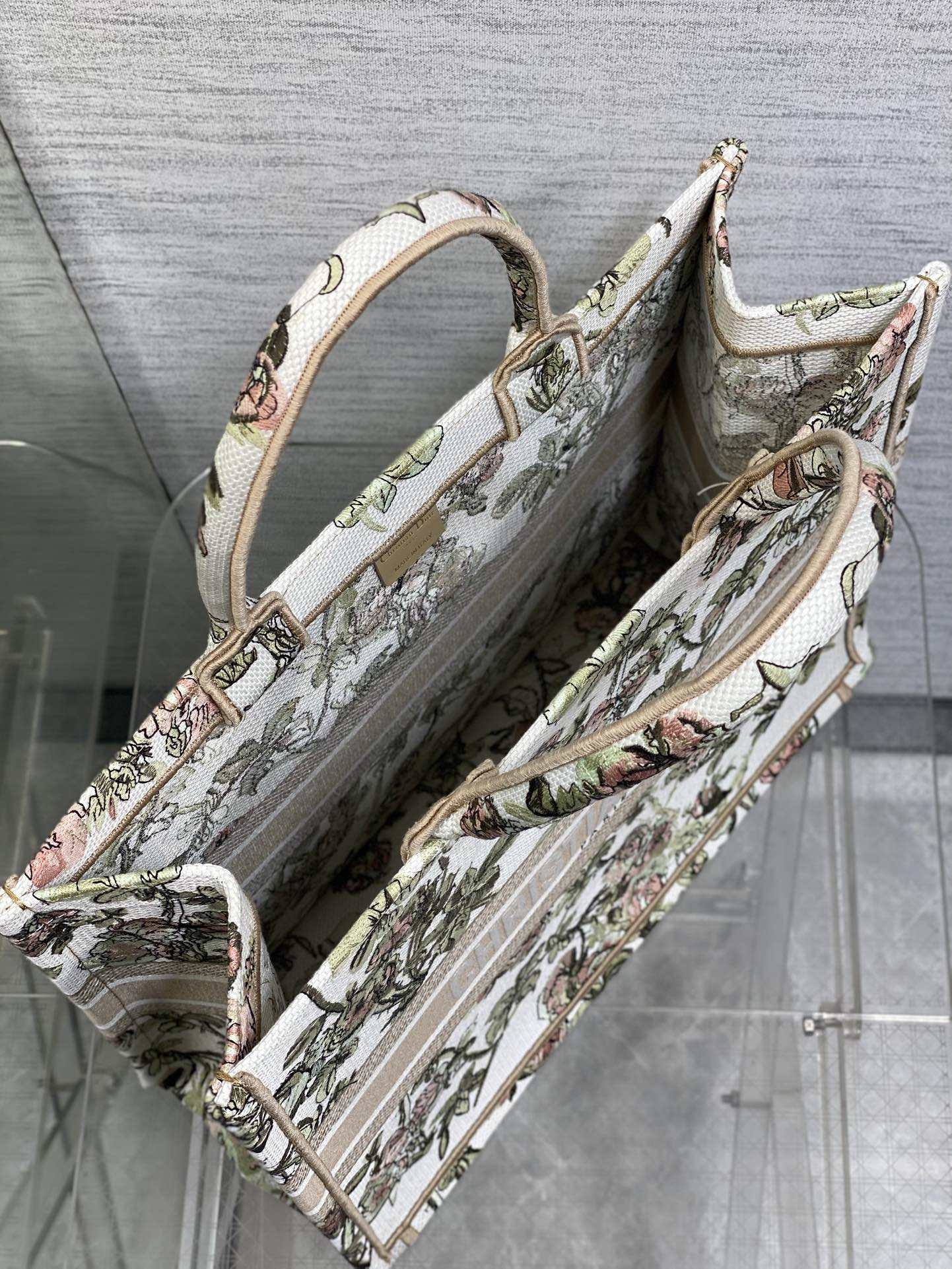 Dior Tote Bag Canvas Pink 18cm-s