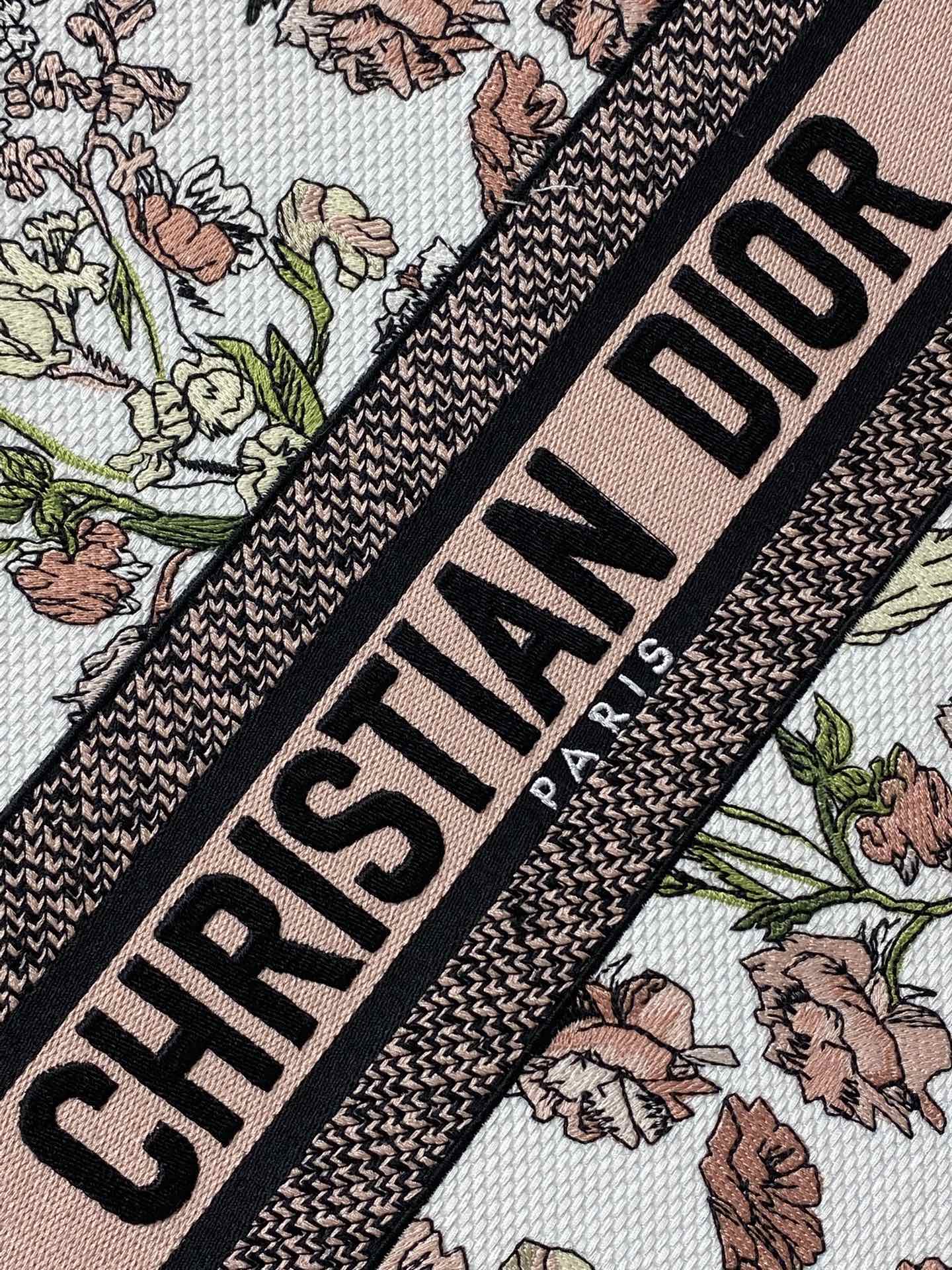 Dior Tote Bag Canvas Pink 18cm-s