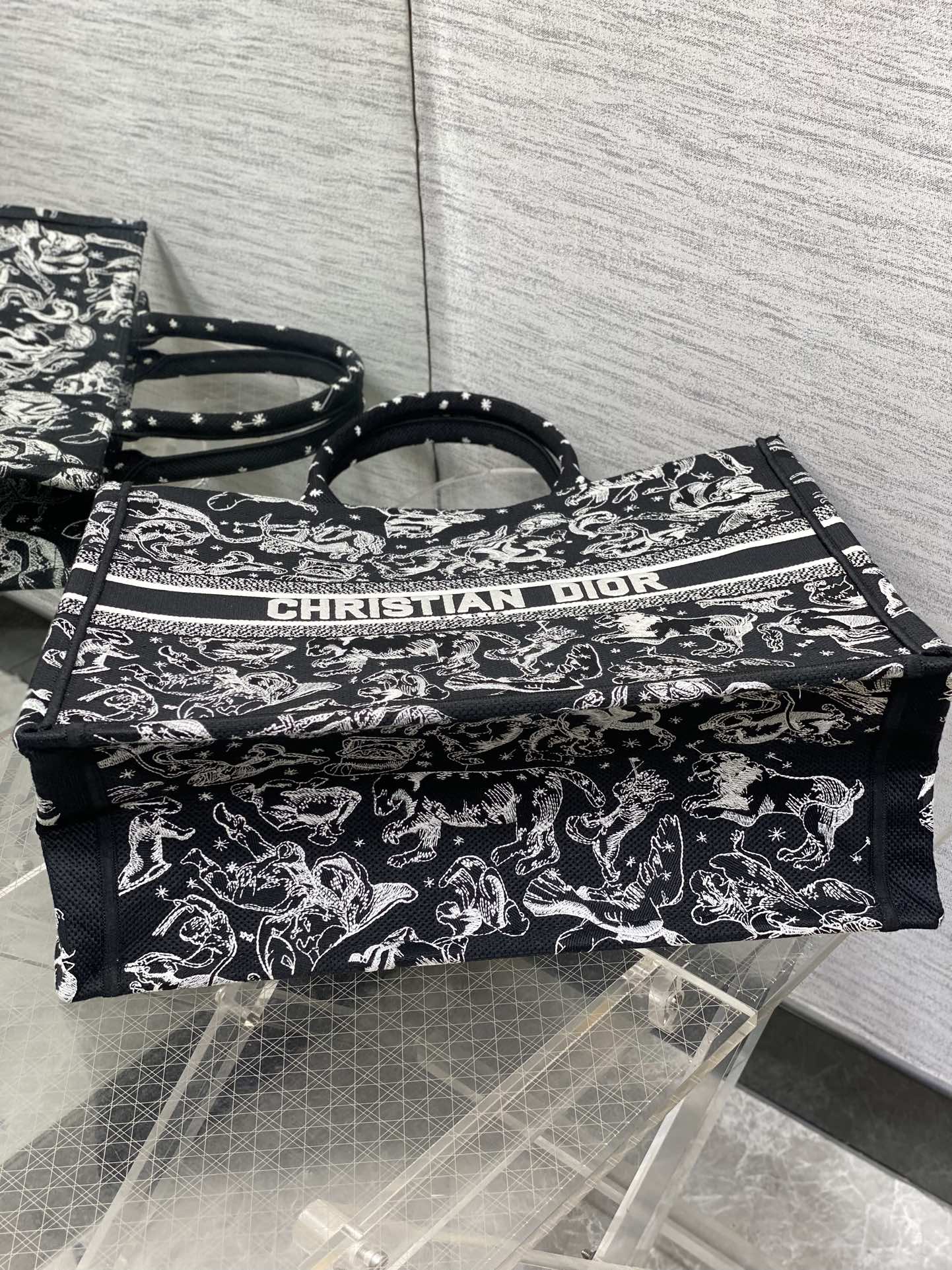 Dior Tote Bag Canvas 17cm-s