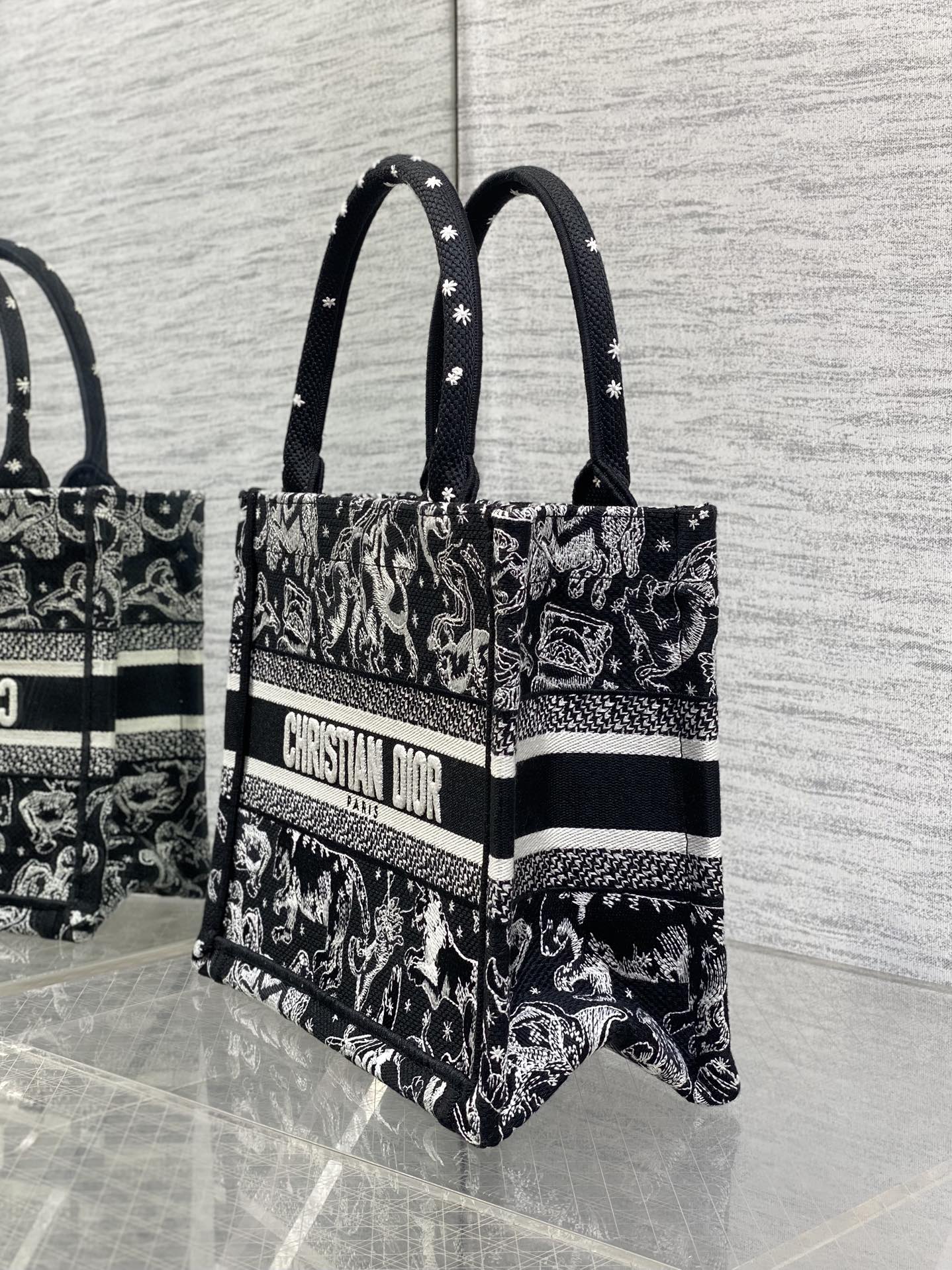 Dior Tote Bag Canvas M-s