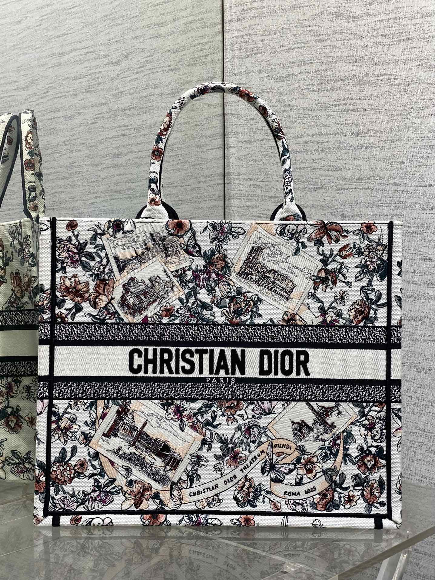 Dior Tote Bag Canvas 18cm-s