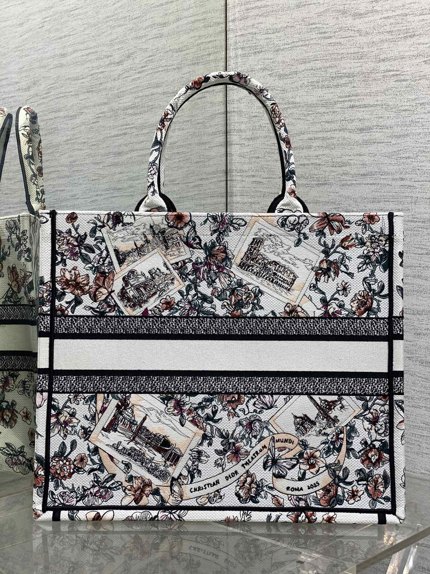 Dior Tote Bag Canvas 18cm-s