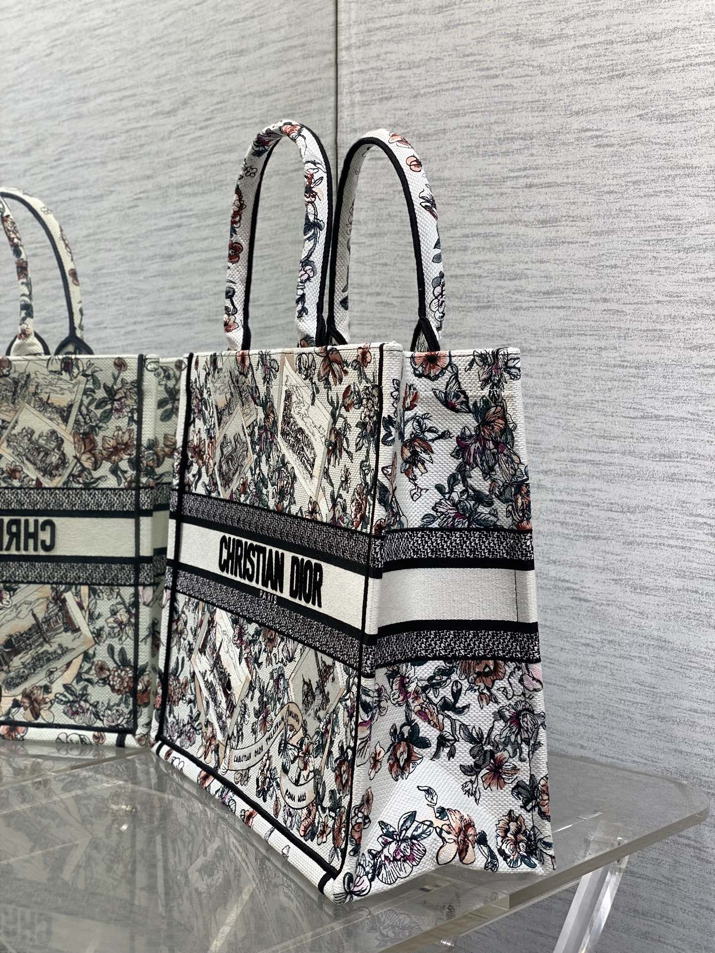 Dior Tote Bag Canvas 18cm-s