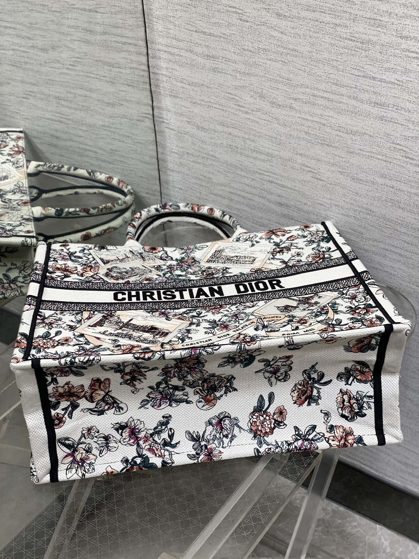 Dior Tote Bag Canvas 18cm-s