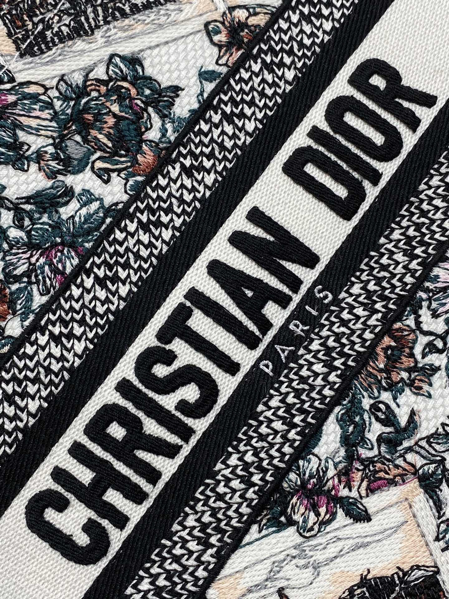 Dior Tote Bag Canvas S-22cm