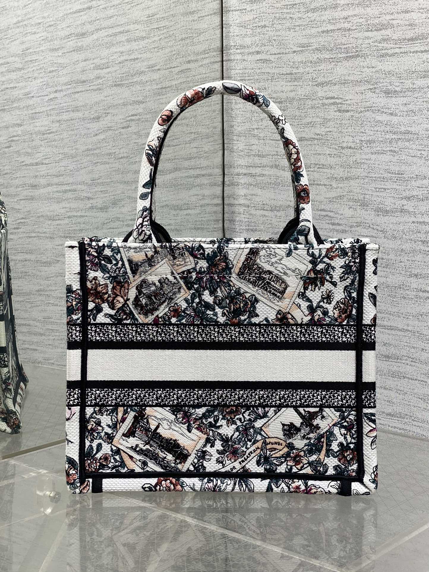 Dior Tote Bag Canvas S-22cm