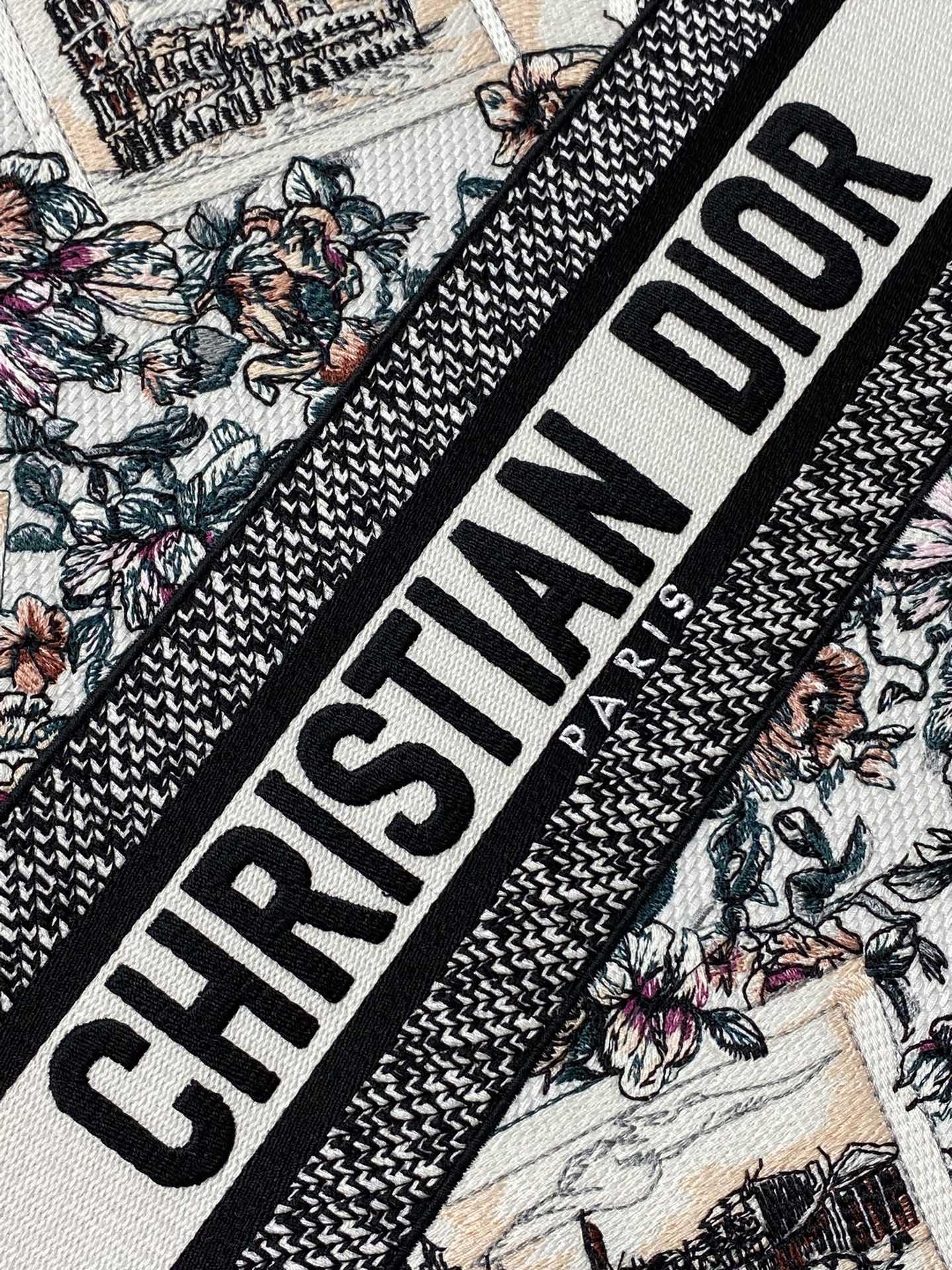 Dior Tote Bag Canvas M-s