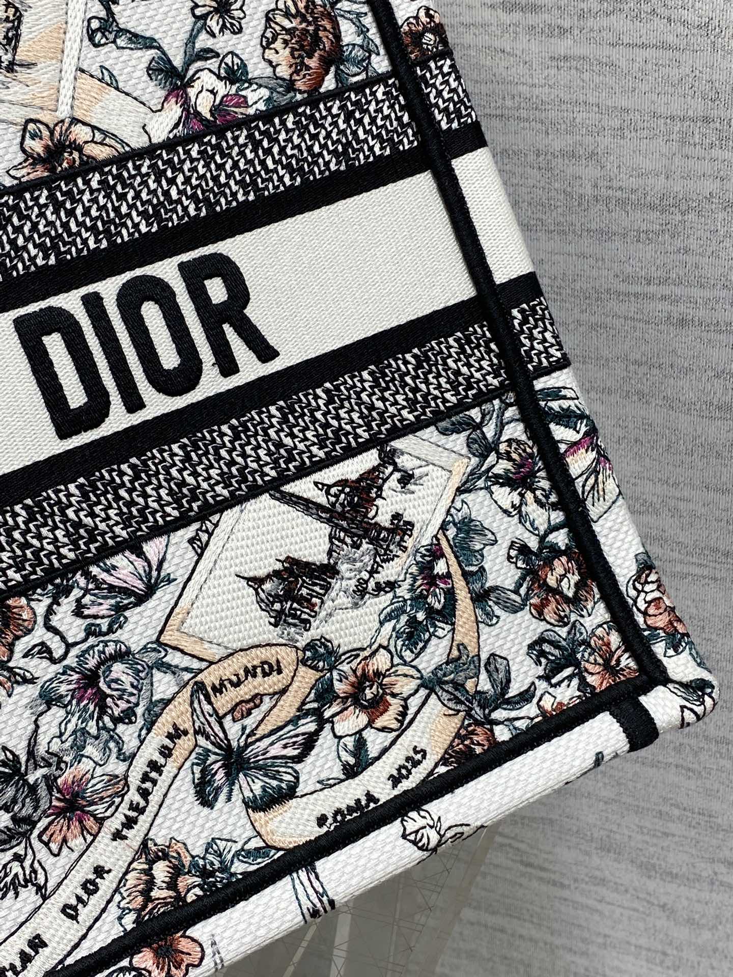 Dior Tote Bag Canvas M-s