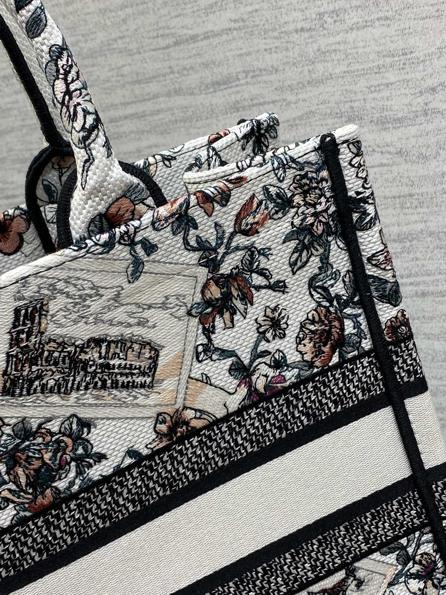 Dior Tote Bag Canvas M-s