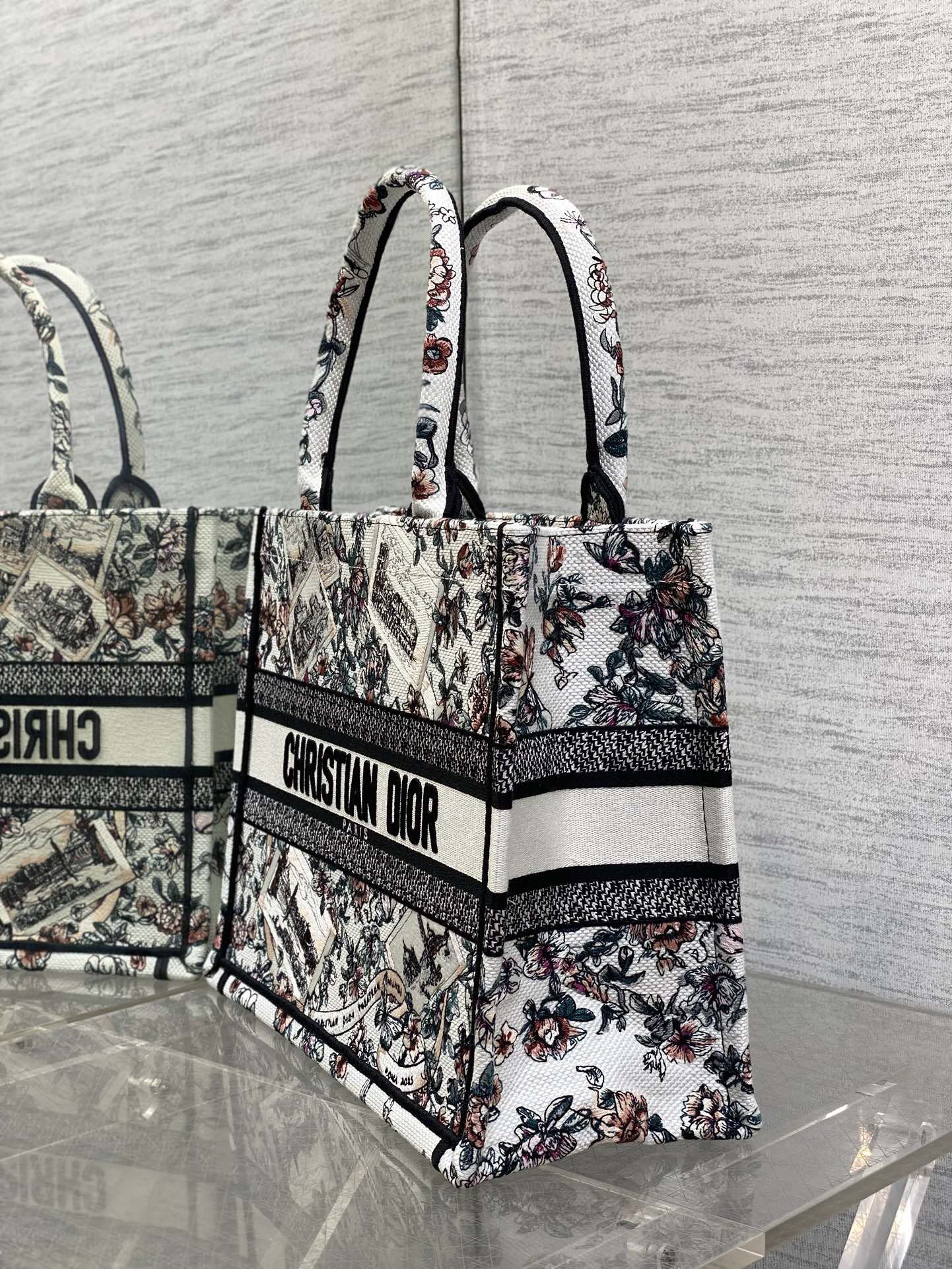 Dior Tote Bag Canvas M-s