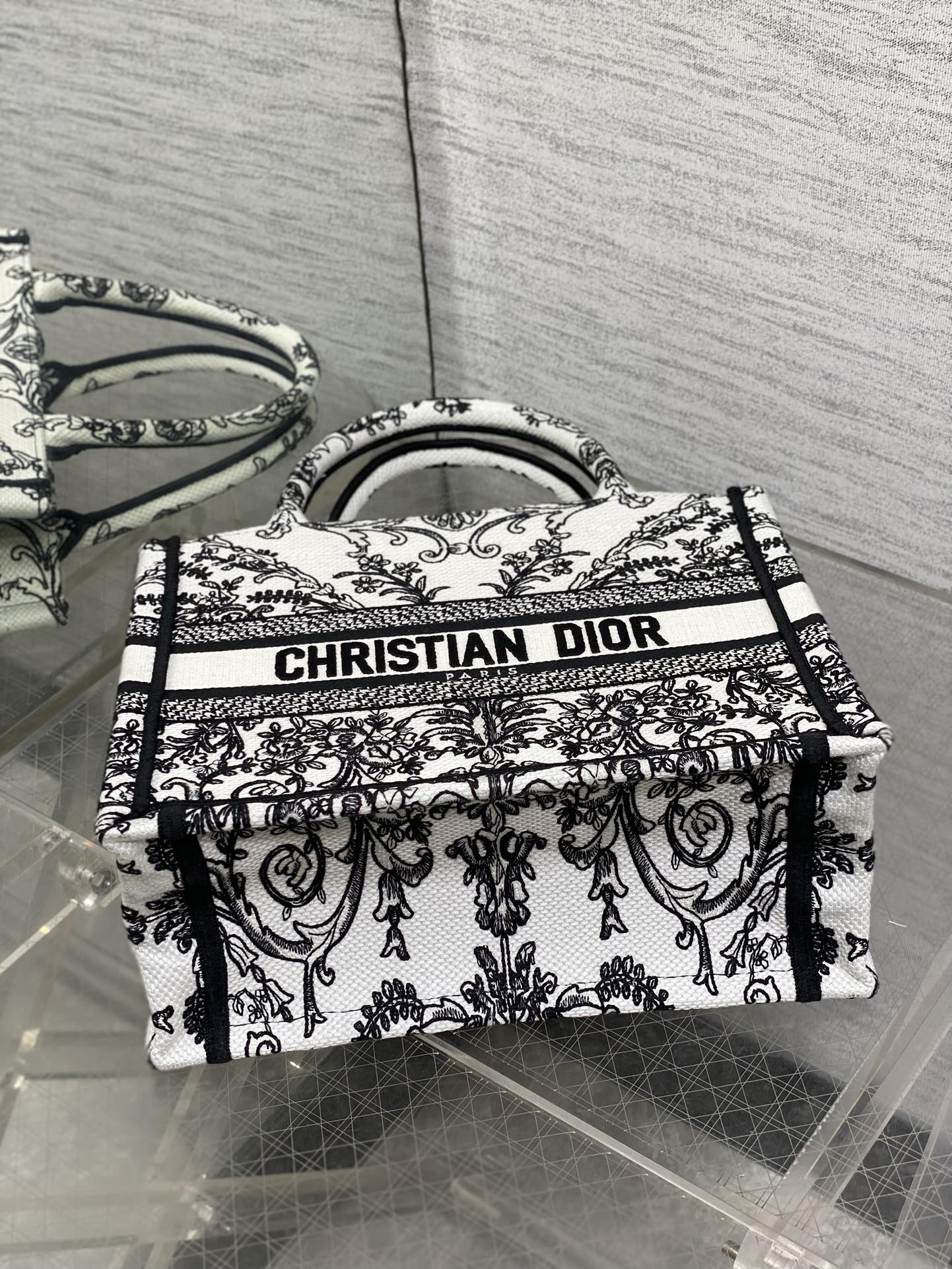 Dior Tote Bag Canvas M-s