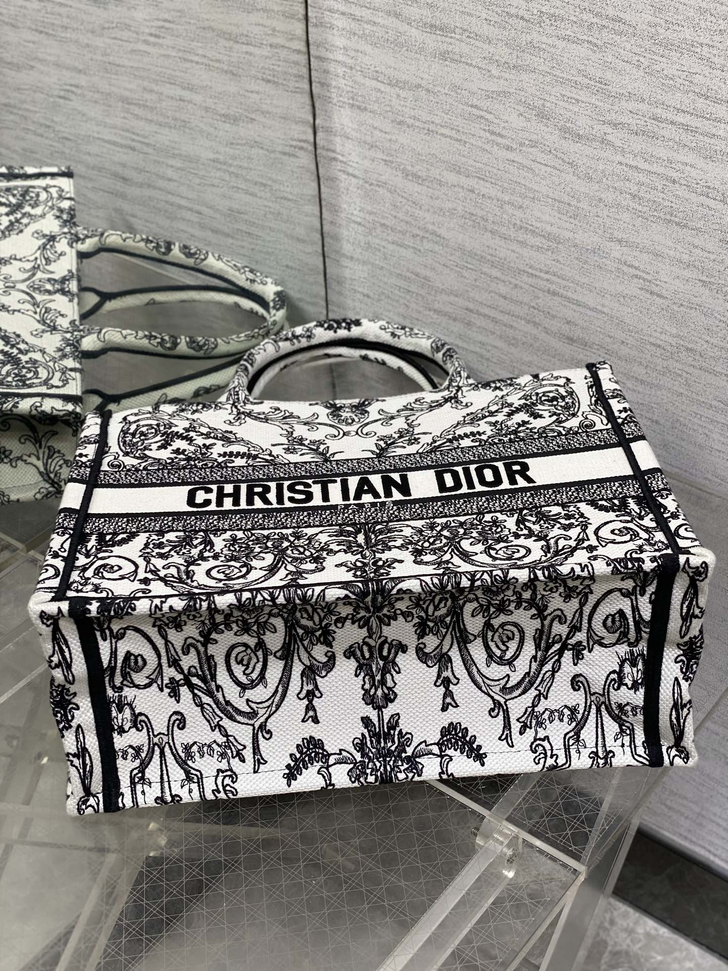 Dior Tote Bag Canvas M-s