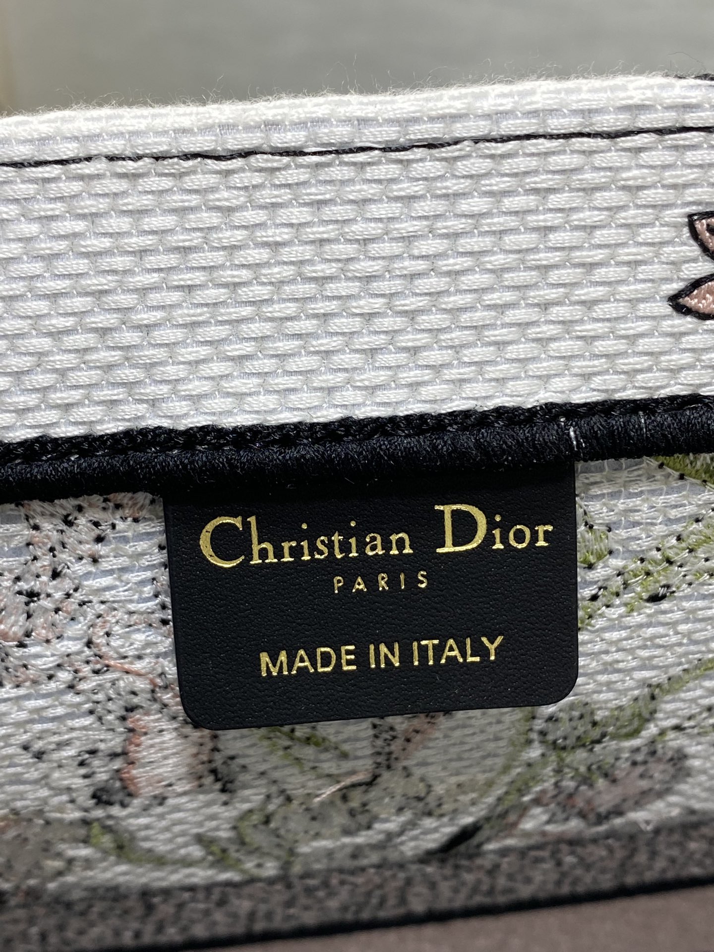 Dior Tote Bag Canvas Pink M-s