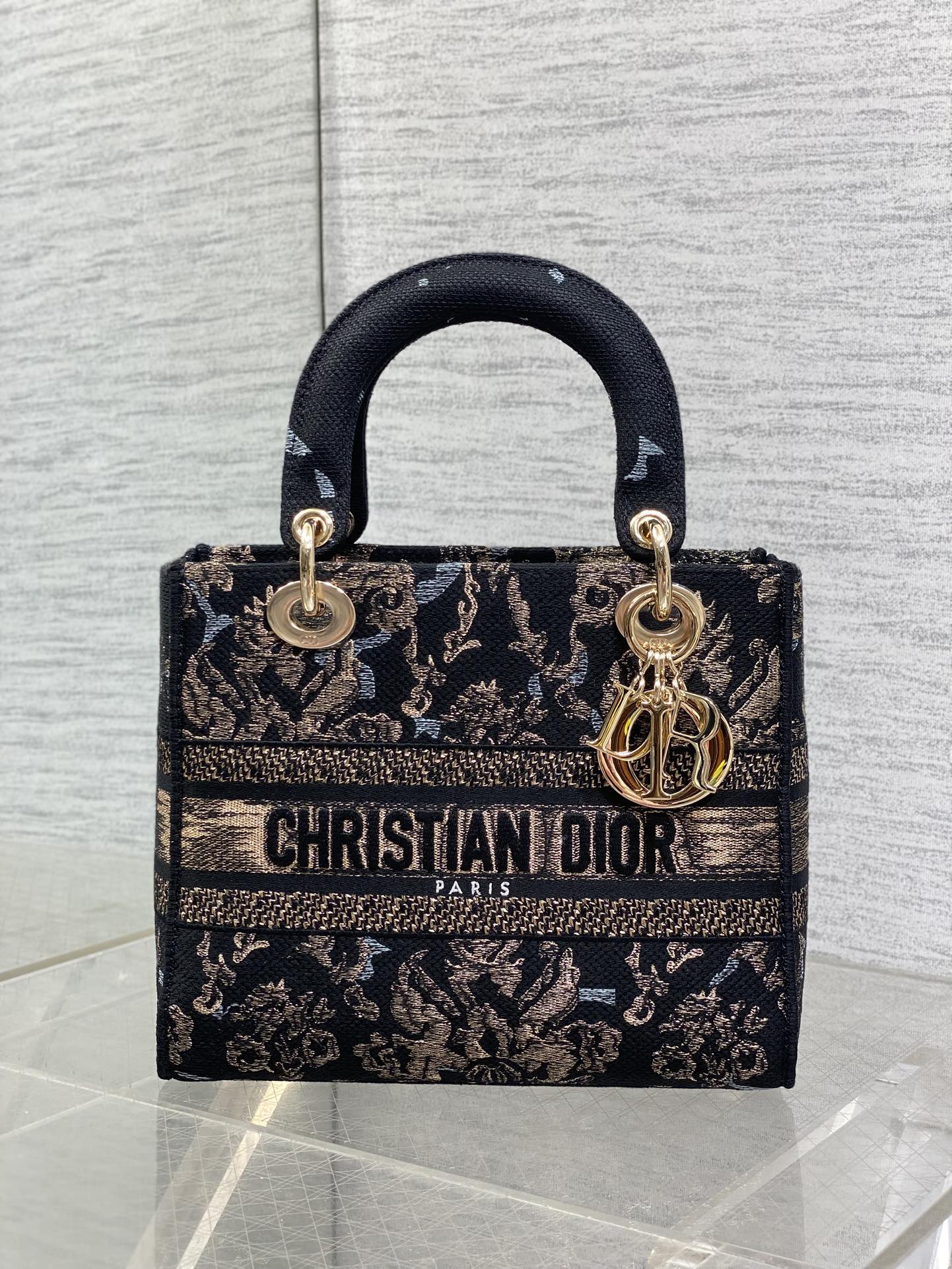 Dior Female Basic Bag Black 20cm-l-s