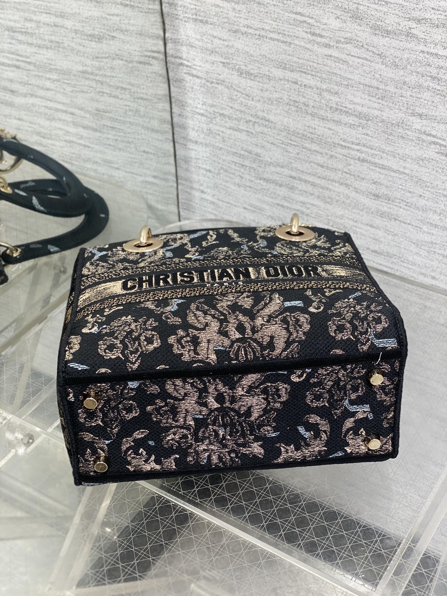 Dior Female Basic Bag Black 20cm-l-s