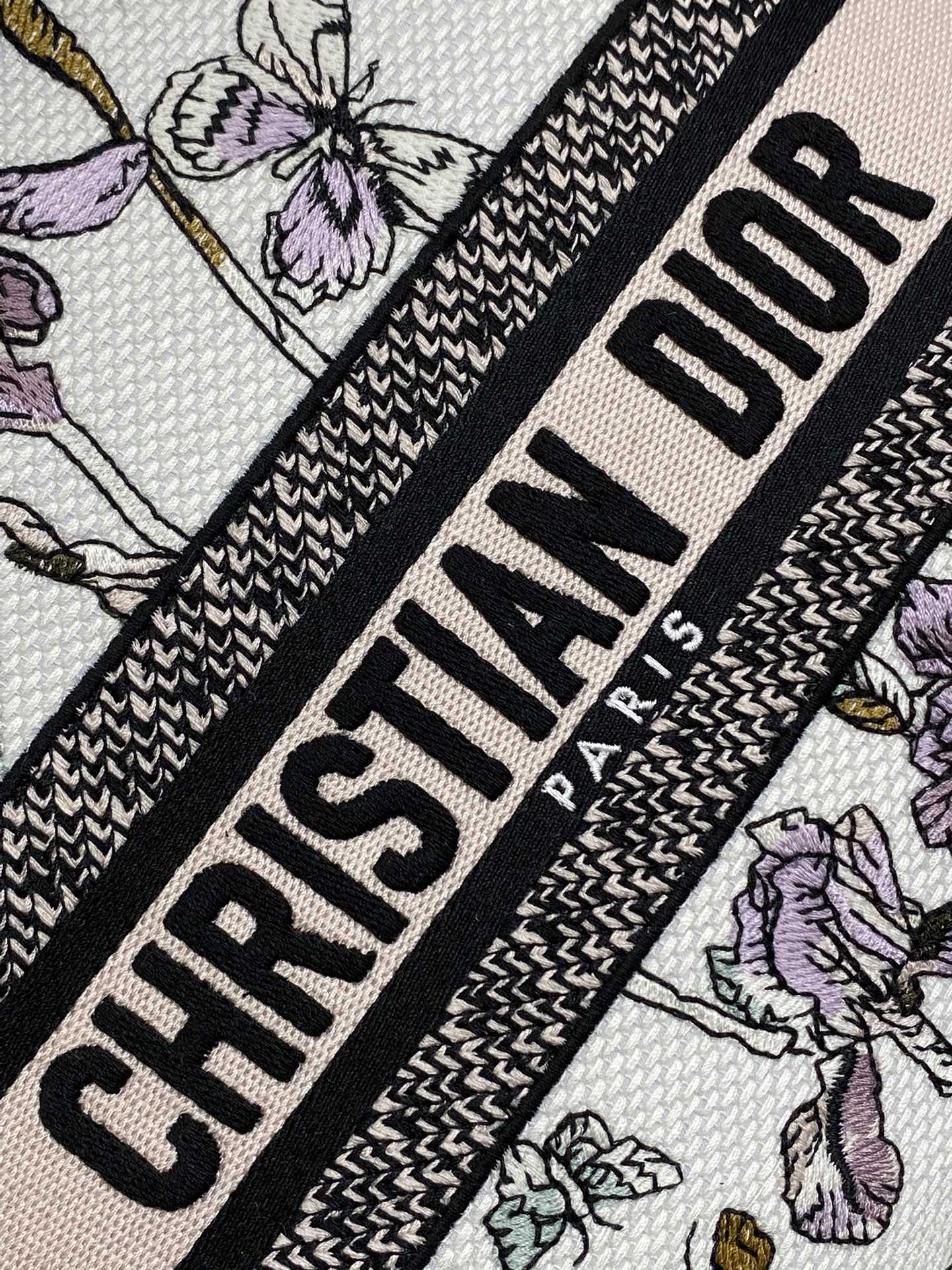 Dior Female Basic Bag Canvas White 24cm-l-s