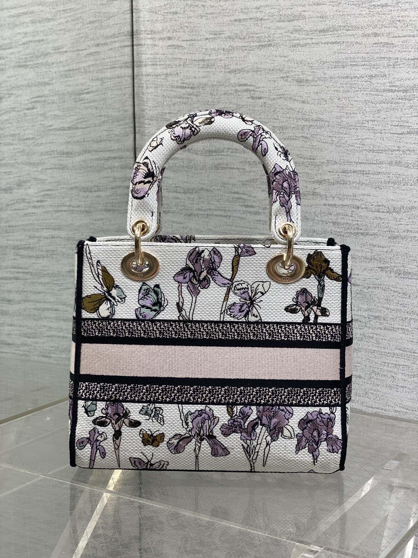 Dior Female Basic Bag Canvas White 24cm-l-s