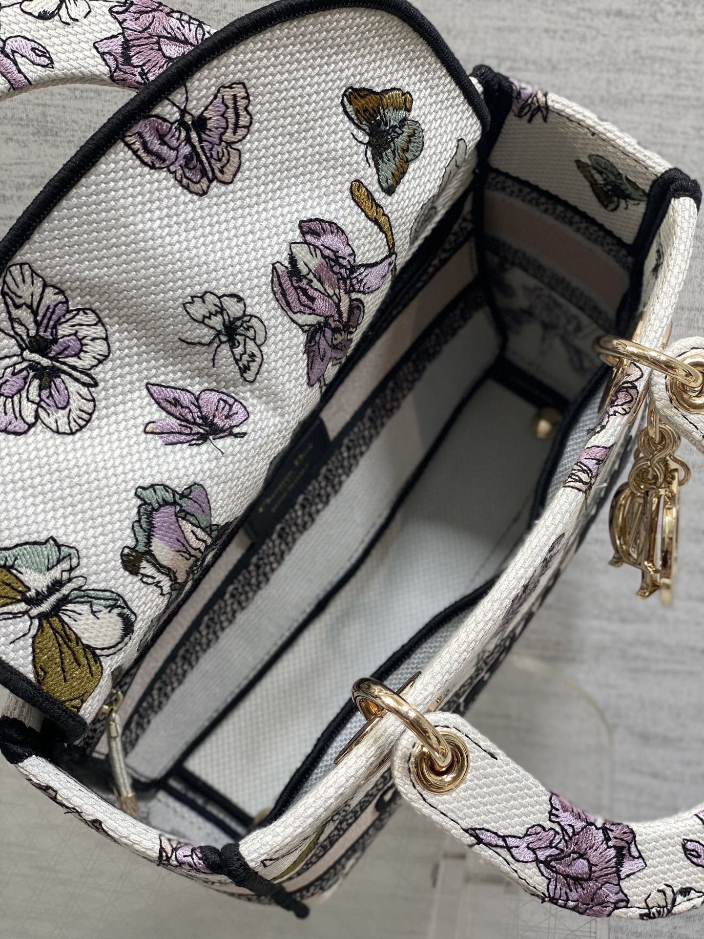 Dior Female Basic Bag Canvas White 24cm-l-s