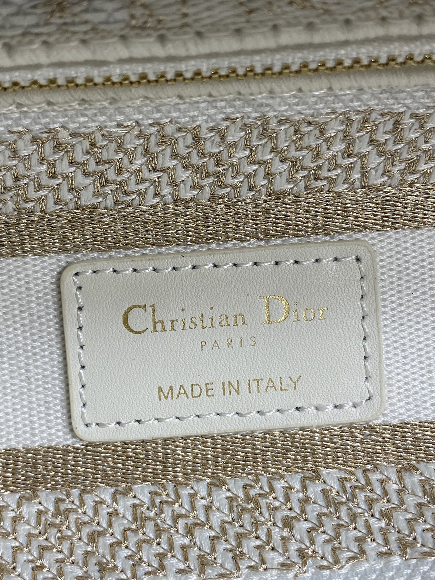 Dior Female Basic Bag Canvas White 20cm-24cm-l-s