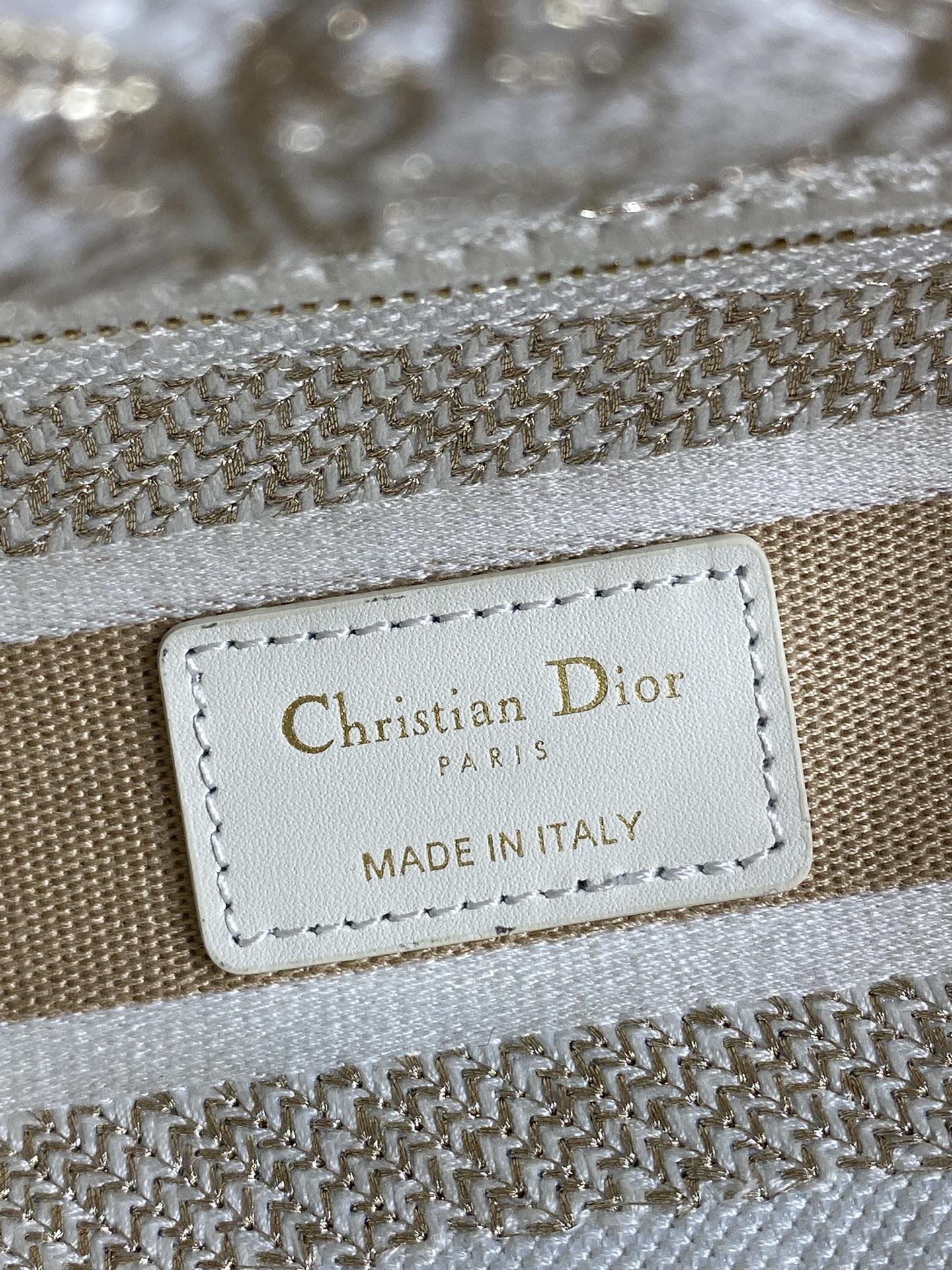 Dior Female Basic Bag Canvas White 20cm-24cm-l-s