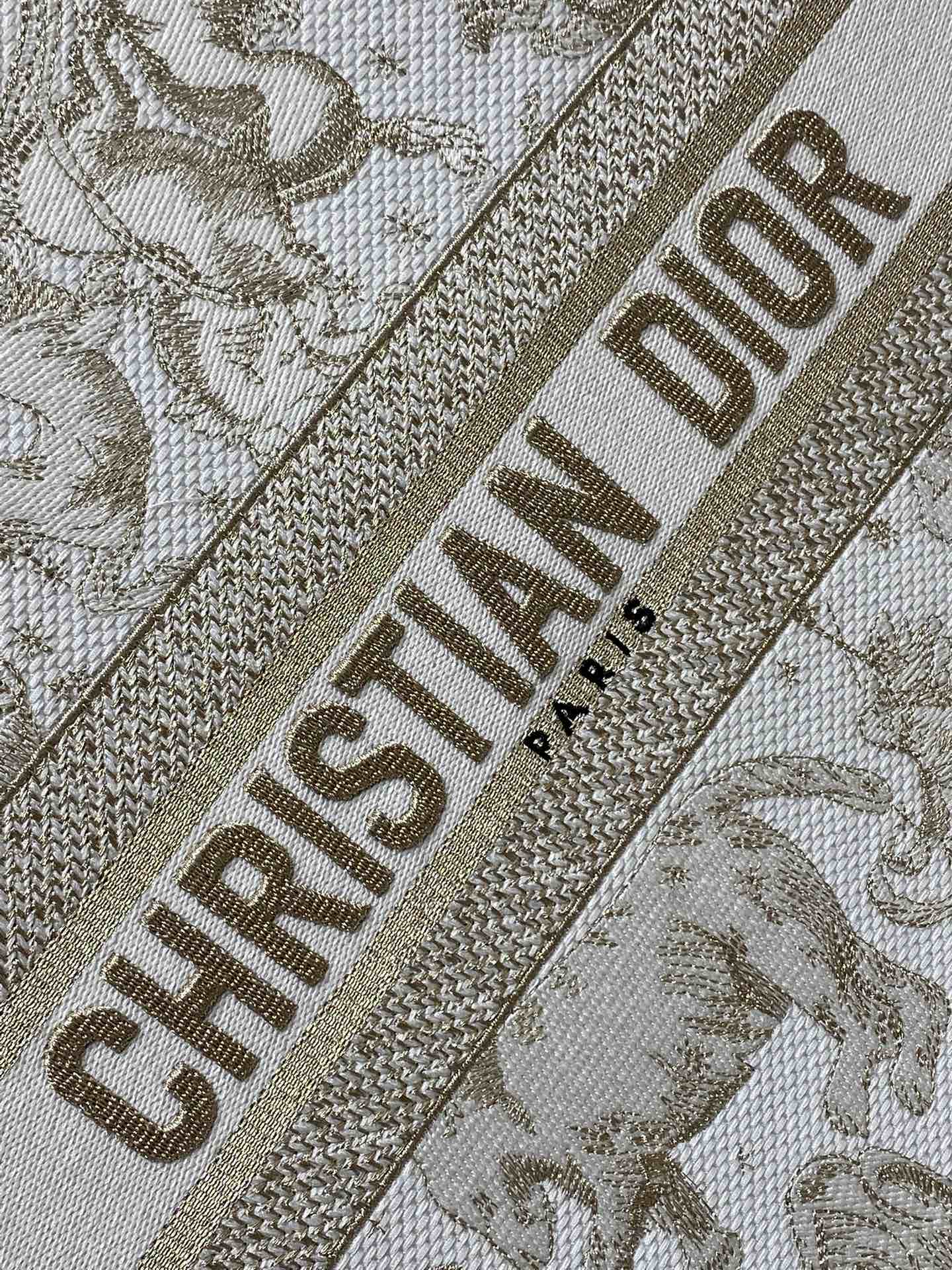 Dior Basic Bag Canvas Gold 17cm-s