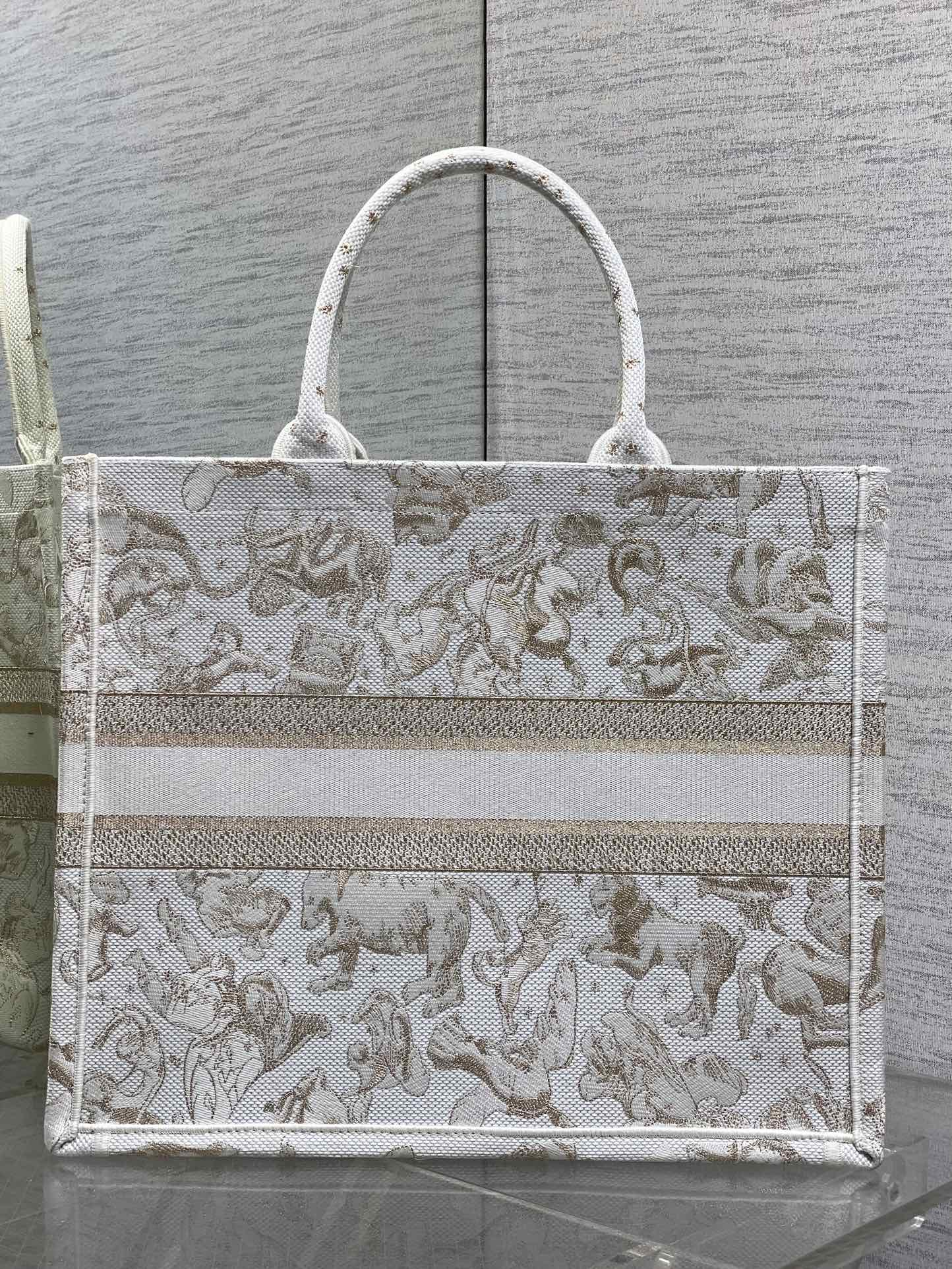 Dior Basic Bag Canvas Gold 17cm-s